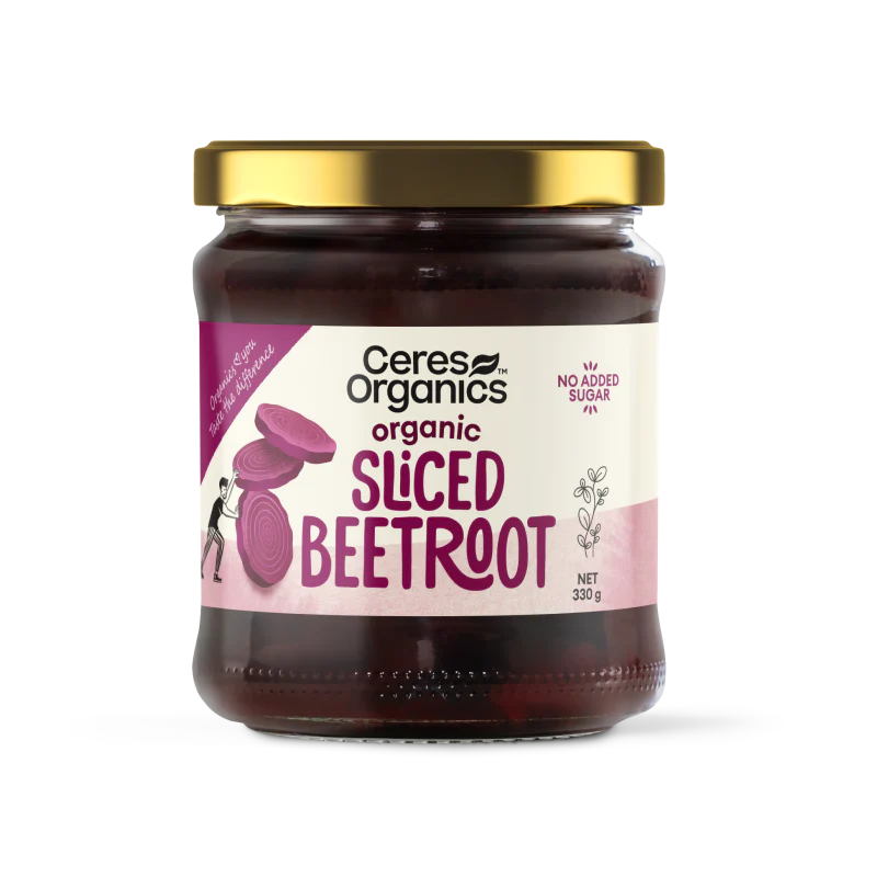 Ceres Organics Organic Beetroot, Sliced 330g