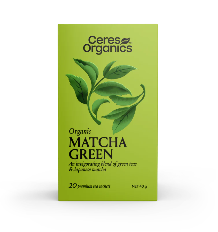 Ceres Organics Organic Matcha Green Tea 20pk