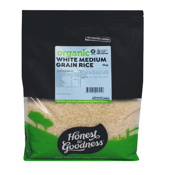 Honest To Goodness White Medium Grain Rice 5kg