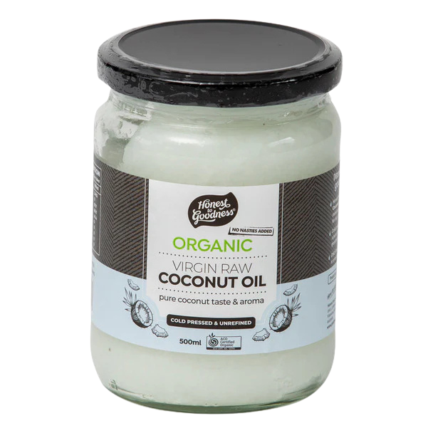 Honest To Goodness Organic Virgin Raw Coconut Oil 500ml