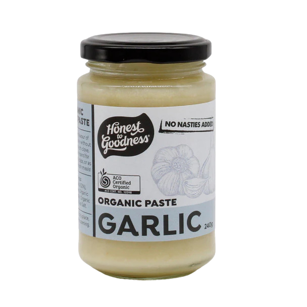 Honest To Goodness Organic Garlic Paste 240g