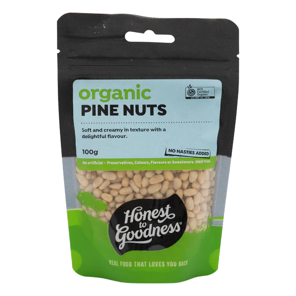 Honest To Goodness Organic Pine Nuts 100g