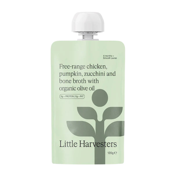Little Harvesters Baby Food Chicken, Pumpkin, Zucchini 120g