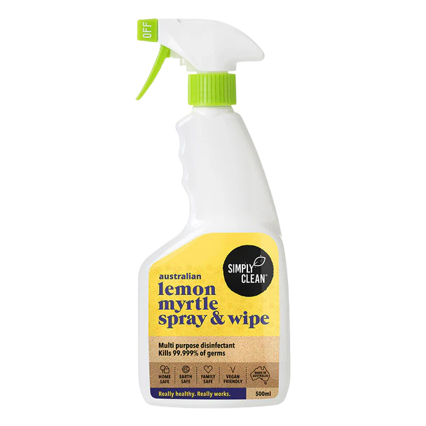 SimplyClean Lemon Myrtle Spray & Wipe 500ml