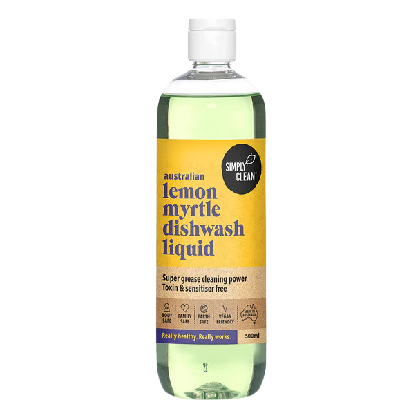 SimplyClean Lemon Myrtle Dishwash Liquid 500ml