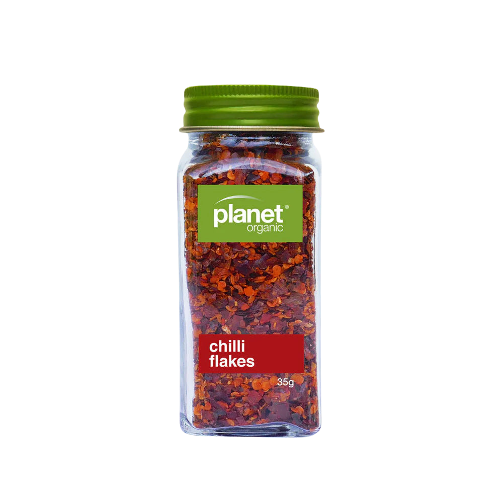 Planet Organic Chilli Flakes 35g- Certified Organic